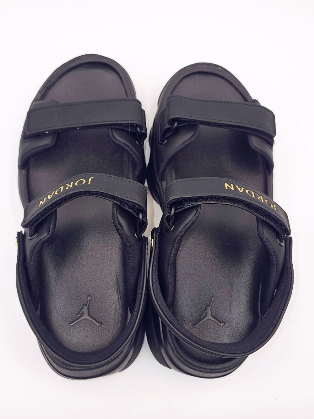 Jordan Deja Sandals Shoes Black Gold FN5036-001 Women's 11 / Men's 10 - Picture 5 of 11